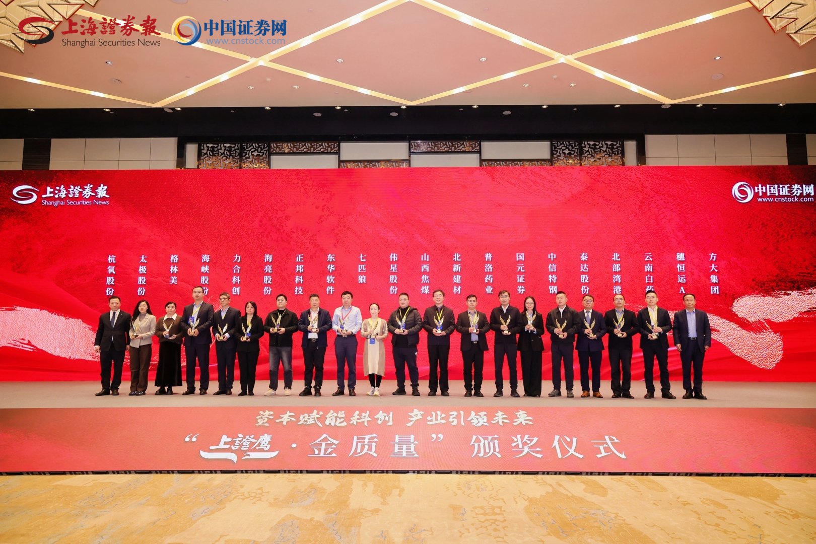 方大集團榮膺“金質量·公司治理獎”，企業治理樹立標桿